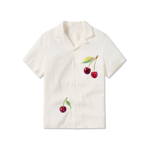 Cherry Collared Camp Shirt